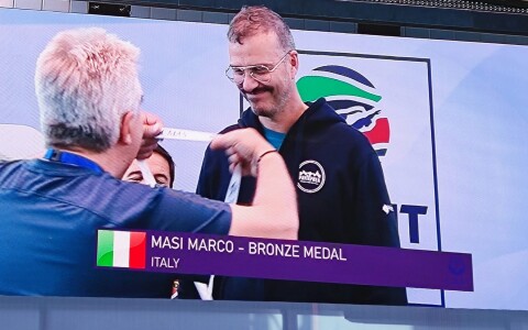 Marco Masi: doppio bronzo mondiale apnea indoor